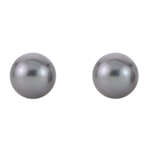 14KT White Gold Tahitian Pearl Earring