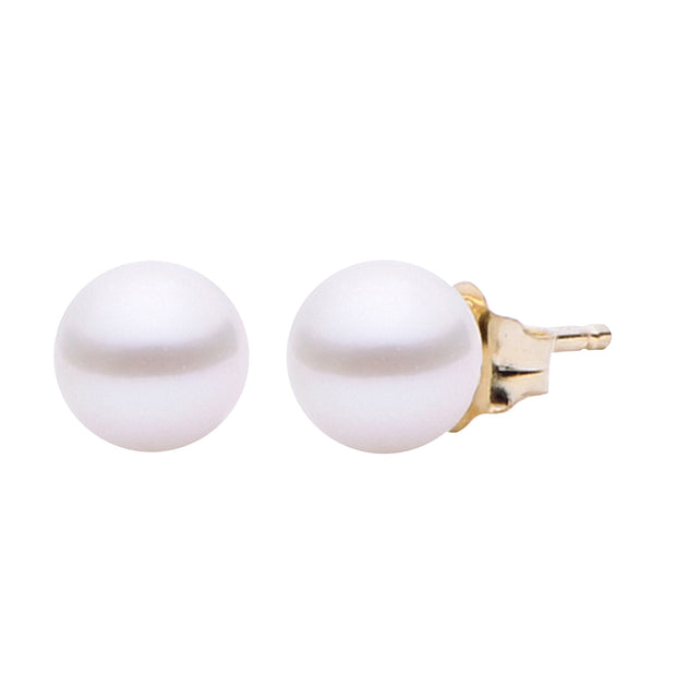 14KT Yellow Gold Freshwater Pearl Earring