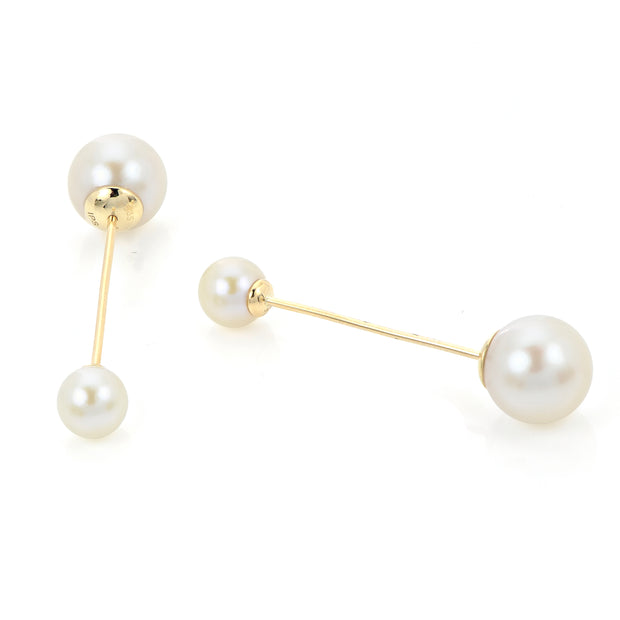 14KT Yellow Gold Freshwater Pearl Earring