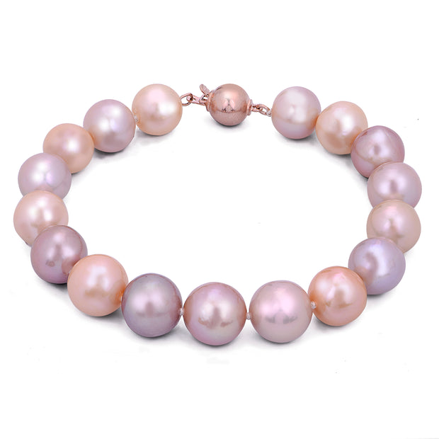 14KT Rose Gold Freshwater Pearl Bracelet