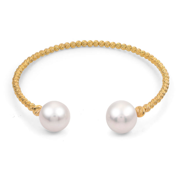 14KT Yellow Gold Freshwater Pearl Bracelet