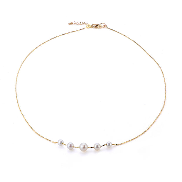 14KT Yellow Gold Freshwater Pearl Necklace