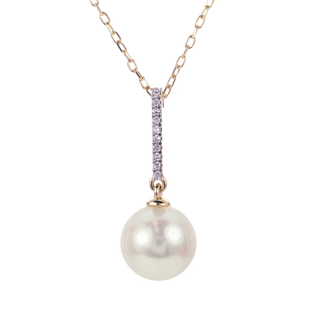 14KT Yellow Gold Freshwater Pearl Necklace