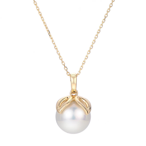 14KT Yellow Gold Freshwater Pearl Pendant