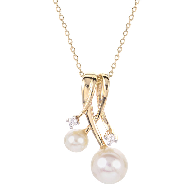 14KT Yellow Gold Freshwater Pearl Pendant