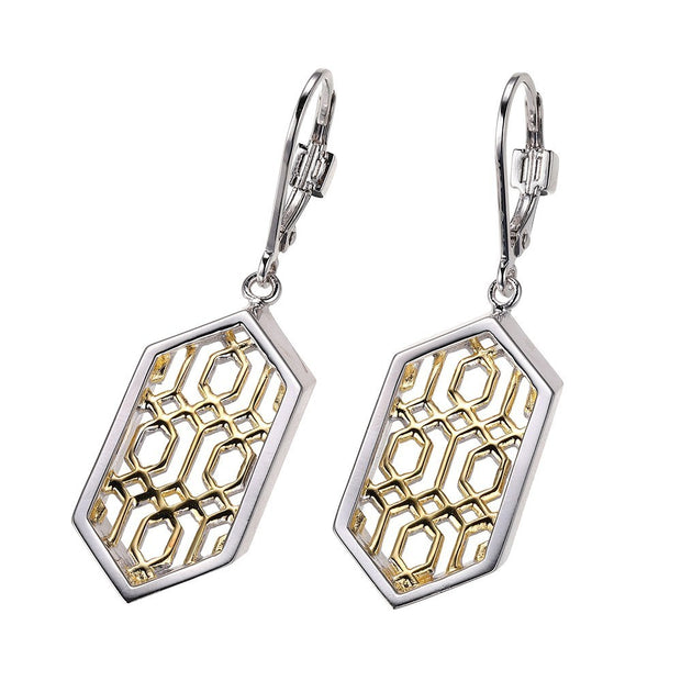 A Fashion Earrings from the LATTICE YELLOW collection.