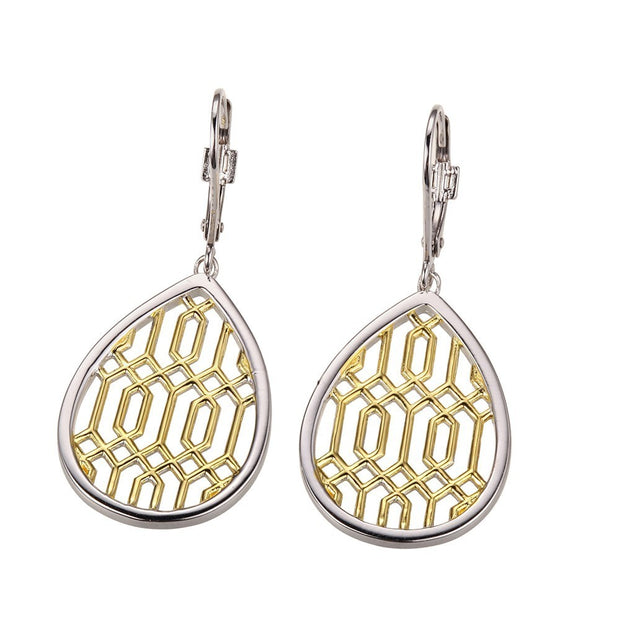 A Fashion Earrings from the LATTICE YELLOW collection.