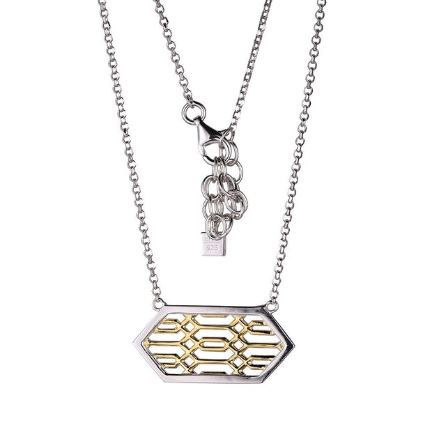 A Fashion Necklace from the LATTICE YELLOW collection.