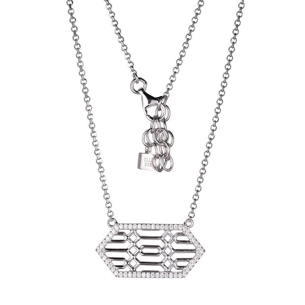 A Fashion Necklace from the LATTICE CZ collection.