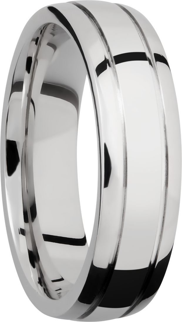 Cobalt chrome 6mm domed band