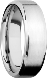 Cobalt chrome 7mm beveled band
