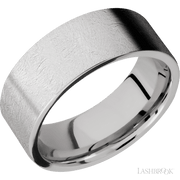 8 mm wide Flat Cobalt Chrome band.