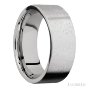 8 mm wide Flat Cobalt Chrome band.
