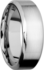 Cobalt Chrome 8mm high-beveled band