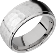 Cobalt chrome 9mm domed band with grooved edges