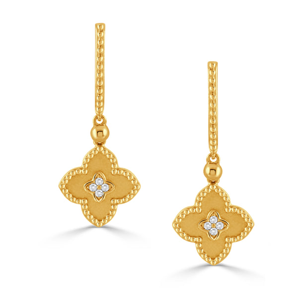 E10997 - 18k Yellow Gold Earrings from the Ravenna collection