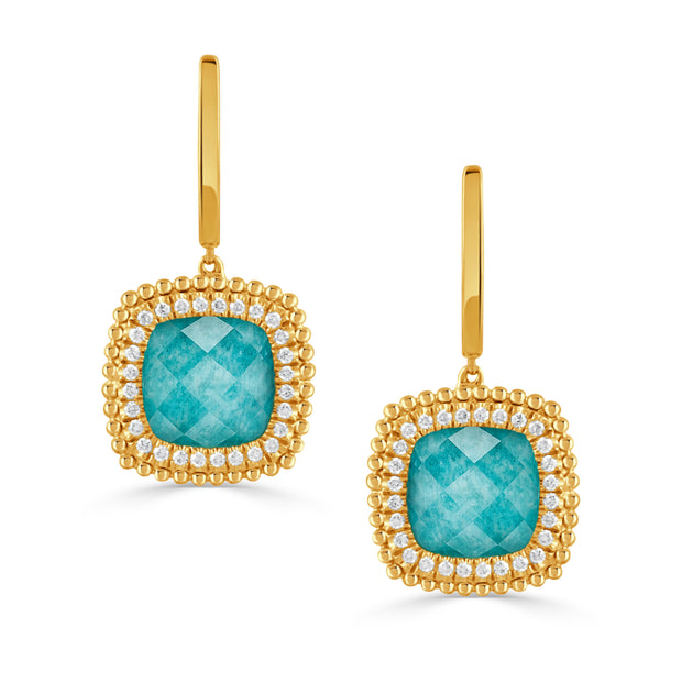 E11081AZ - 18k Yellow Gold Earrings from the Justinian collection