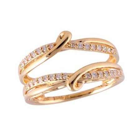 14KT Gold Ladies Wrap/Guard