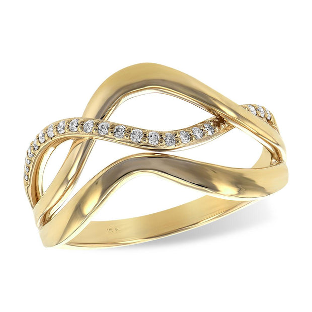 14KT Gold Ladies Diamond Ring