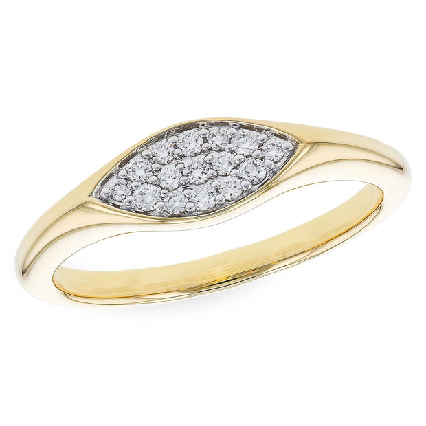 14KT Gold Ladies Diamond Ring