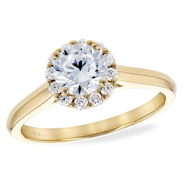 14KT Gold Semi-Mount Engagement Ring