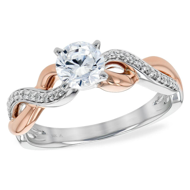 14KT Gold Semi-Mount Engagement Ring