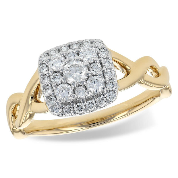 14KT Gold Ladies Diamond Ring