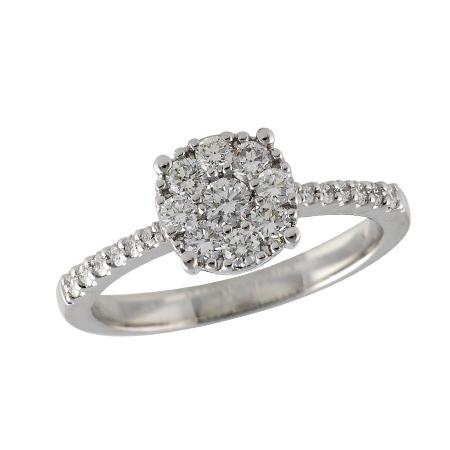 14KT Gold Ladies Diamond Ring