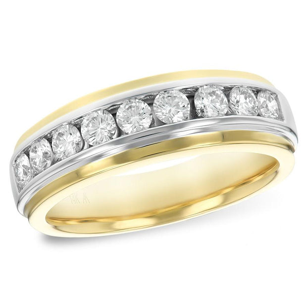 14KT Gold Mens Wedding Ring