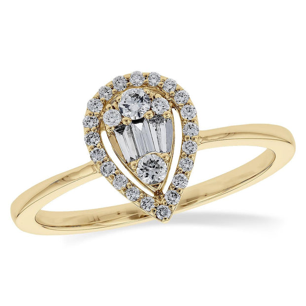 14KT Gold Ladies Diamond Ring