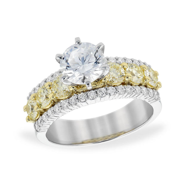 14KT Gold Semi-Mount Engagement Ring