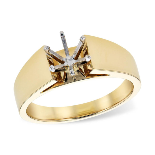 14KT Gold Semi-Mount Engagement Ring