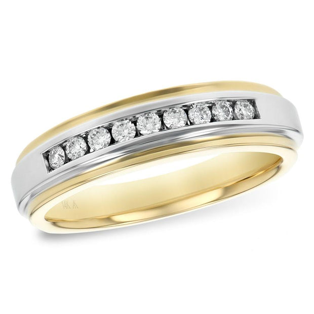 14KT Gold Mens Wedding Ring