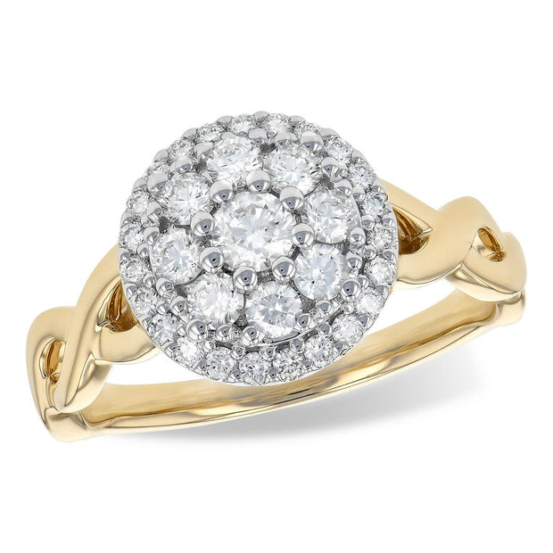 14KT Gold Ladies Diamond Ring