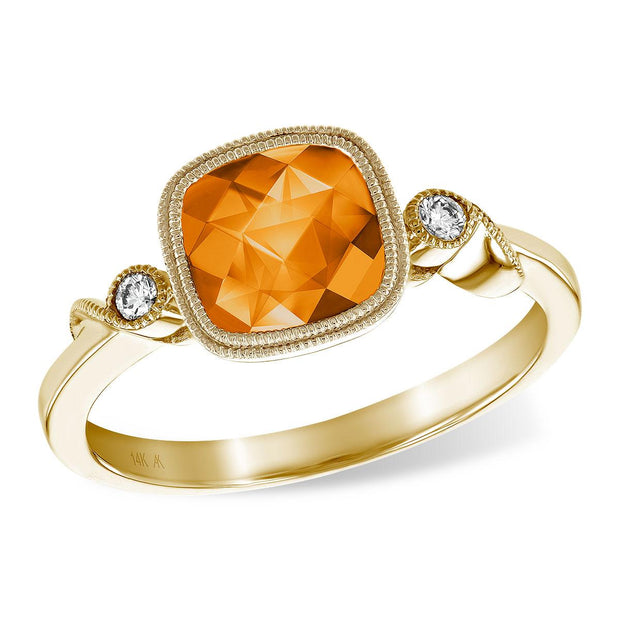 14KT Gold Ladies Diamond Ring