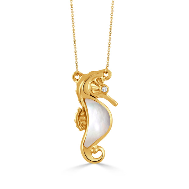 N10224WMP - 18K Yellow Gold Necklace from the Tropics collection