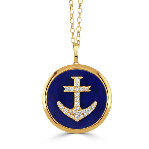 P10068LP-1 - 18K Yellow Gold Pendant from the Maritime collection