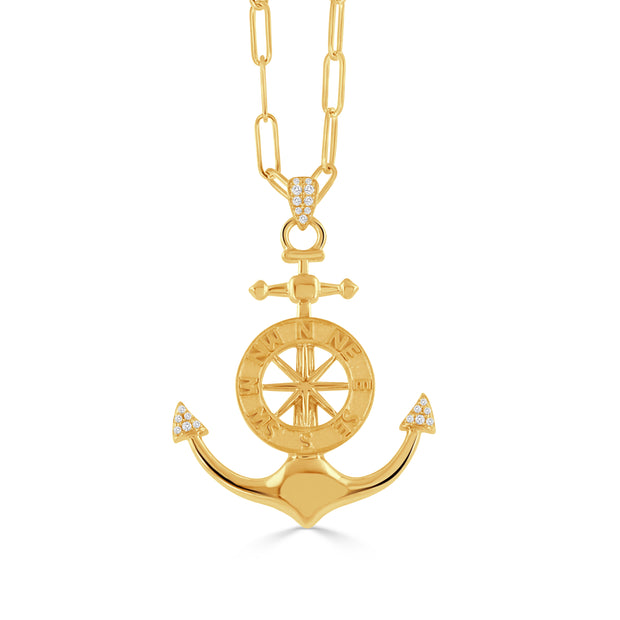 P10560 - 18K Yellow Gold Pendant from the Maritime collection