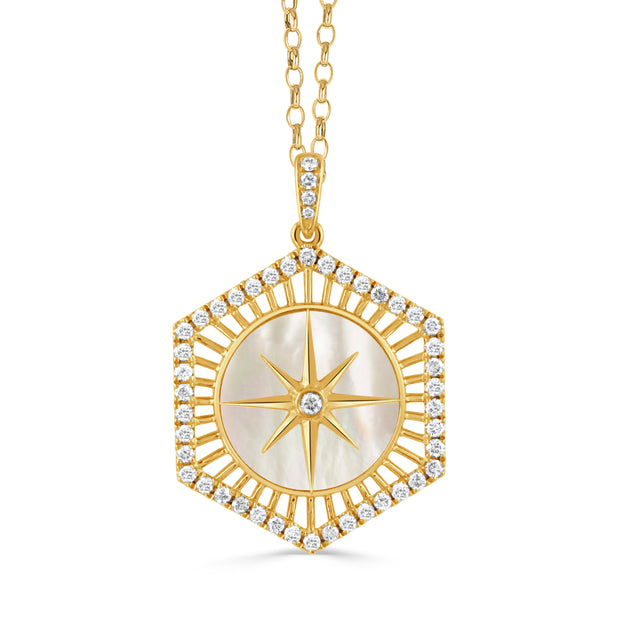 P10909WMP - 18k Yellow Gold Pendant from the Maritime collection