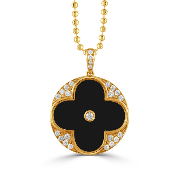 P11142BO - 18k Yellow Gold Pendant from the Ravenna collection