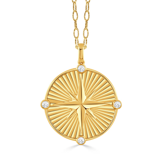 P11244 - 18k Yellow Gold Pendant from the Helios collection