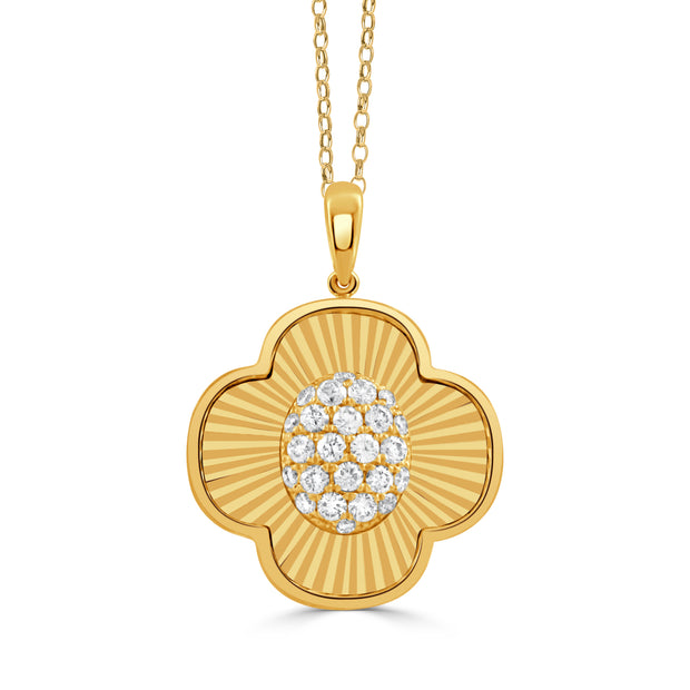 P11321 - 18k Yellow Gold Pendant from the Helios collection