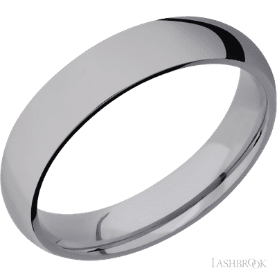 5 mm wide Domed Tantalum band.